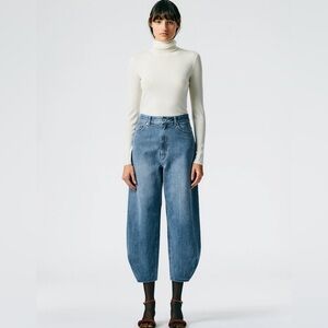 Tibi Quinn/Brancusi Barrel Jeans 27 Classic Wash